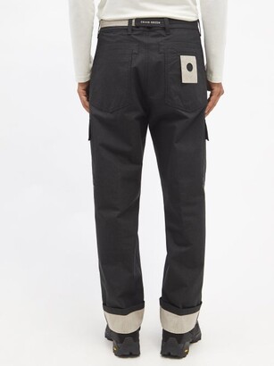 Craig Green Turn-up Cuff Ripstop-cotton Cargo Trousers - Black