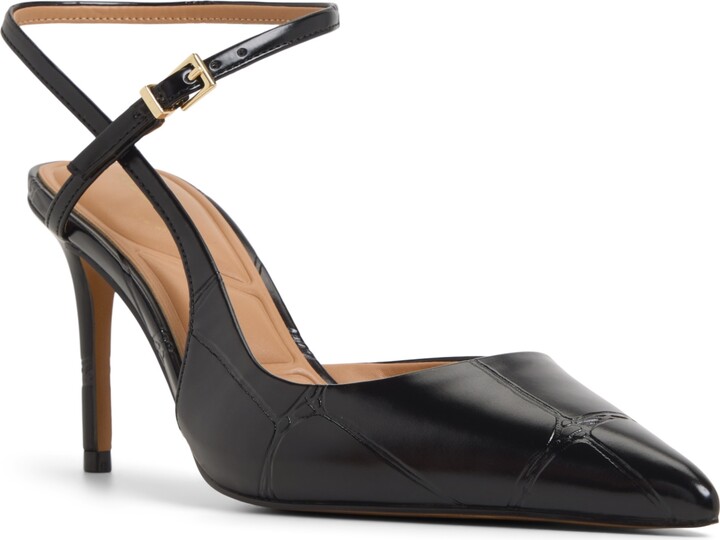 Aldo Women's Kymmberly Asymmetric Ankle-Strap High-Heel Pumps
