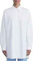 Oversized Cotton Tunic Shirt 