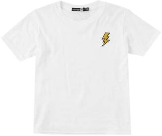 boohoo Boys Lightening Bolt Embroidered T-Shirt