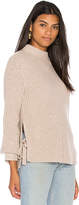 Thumbnail for your product : White + Warren Side Tie Mockneck