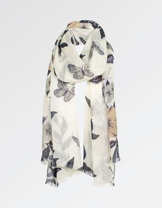 Fat Face Butterfly Floral Scarf