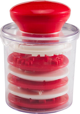 Hutzler 8 Piece Santa's Kitchen Cookie Stamp Set