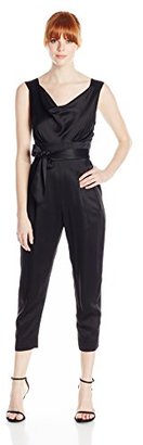 Tracy Reese Women's Crepe Tie Back Jumpsuit