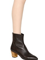 Thumbnail for your product : Giuseppe Zanotti 50mm Embellished Calf Ankle Boots