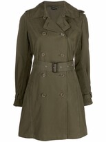Thumbnail for your product : Aspesi Short Cotton Trench Coat