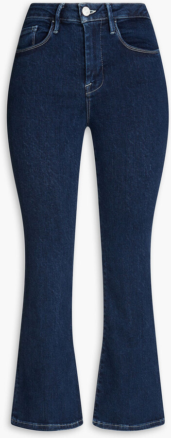 Frame Le Crop Mini Boot cropped mid-rise bootcut jeans