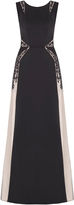 Thumbnail for your product : BCBGMAXAZRIA Malik Color-Blocked Open-Back Gown