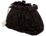 Thumbnail for your product : Christian Dior Satin Cannage Bag