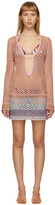 Thumbnail for your product : Emilio Pucci Multicolor Metallic Crochet Short Dress