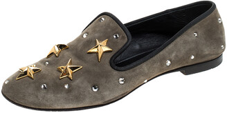studded smoking slippers