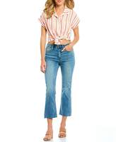 Thumbnail for your product : Sam Edelman The Stiletto High Rise Raw Hem Distressed Crop Jeans