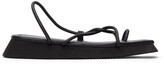 Thumbnail for your product : LE 17 SEPTEMBRE LE17SEPTEMBRE Black Toe-Ring Sandals