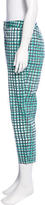 Thumbnail for your product : Kate Spade Cropped Checkered Pants