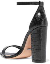 Thumbnail for your product : Schutz Enida Croc-effect Leather Sandals