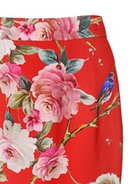 Thumbnail for your product : Dolce & Gabbana Floral Stretch Viscose Cady Pencil Skirt