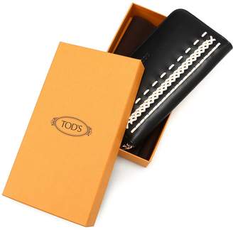 Tod's Braided Detailed Leather Wallet