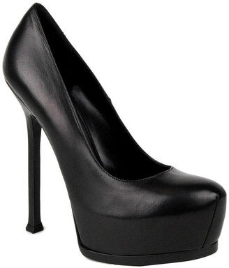 3 inch black platform heels