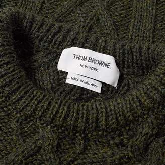 Thom Browne Classic Aran Crew Knit