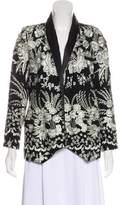 Thumbnail for your product : Haute Hippie Structured Embroidered Blazer