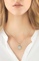 Thumbnail for your product : John Hardy Women's 'Bamboo' Small Round Pendant Necklace - Swiss Blue Topaz