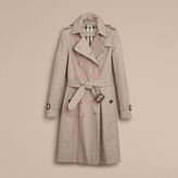 Thumbnail for your product : Burberry Resin Button Cotton Gabardine Trench Coat