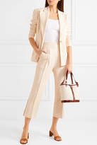Thumbnail for your product : KHAITE Bridget Cropped Stretch-twill Straight-leg Pants