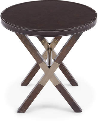Bernhardt Clarendon Round X-Frame Side Table