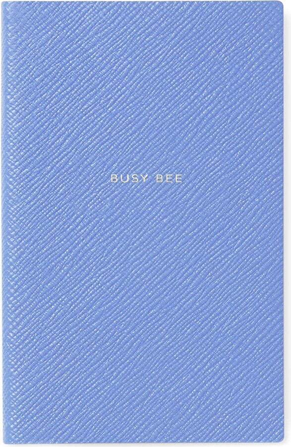 Smythson Busy Bee Panama Notebook