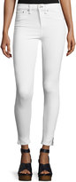 Thumbnail for your product : Rag & Bone 10 Inch Capri Jeans with Slit, White