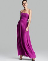 Thumbnail for your product : Nicole Miller Gown - Strapless Silk