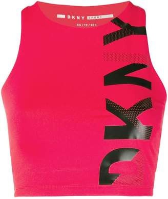 DKNY cropped sport top