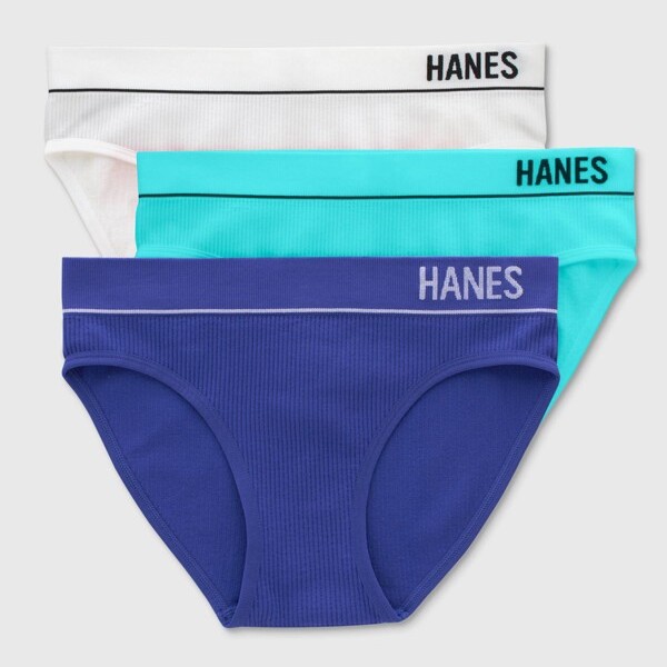 Hanes Women's 6pk Cotton Ribbed Heather Hipster Underwear - Colors May Vary  6 : Target