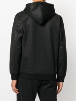 Thumbnail for your product : Love Moschino branded hooded zip-up jacket