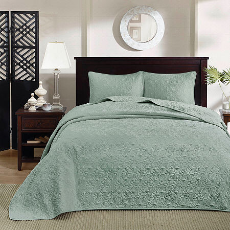 Madison Park Mansfield Antimicrobial Treated Reversible Quilt Set