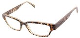 Thumbnail for your product : Italia Independent 5018 I-GUM ZEB 044 Zebraffa Brown Plastic Eyeglasses