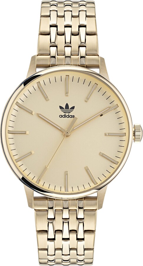 adidas Stainless Steel Gold-Tone Bracelet Watch (Model: AOSY220242I) -  ShopStyle