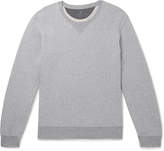 Thumbnail for your product : Brunello Cucinelli Melange Loopback Cotton-Jersey Sweatshirt