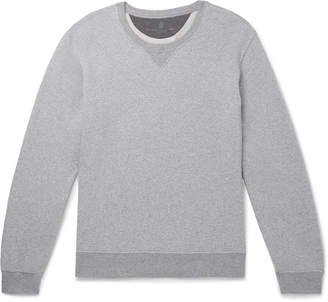 Brunello Cucinelli Melange Loopback Cotton-Jersey Sweatshirt