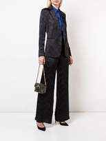 Thumbnail for your product : Theory wide-leg printed trousers