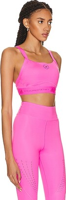 adidas by Stella McCartney True Purpose Training Medium Support Bra in Pink