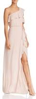 Thumbnail for your product : BCBGMAXAZRIA One-Shoulder Ruffle-Trim Gown - 100% Exclusive