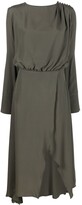 Thumbnail for your product : FEDERICA TOSI Draped Asymmetric Midi Dress