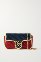 Thumbnail for your product : Gucci Gg Marmont Super Mini Quilted Leather Shoulder Bag