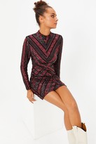 Thumbnail for your product : Coast Long Sleeve Geometric Sequin Mini Dress
