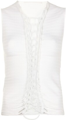 Dion Lee Braided Sleeveless Knitted Top