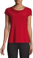 Thumbnail for your product : Cowl Neck Cap Sleeve Top