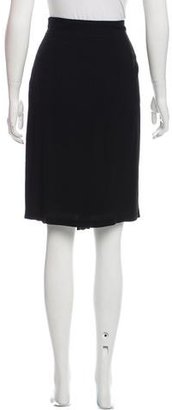 Blumarine Pleat-Accented Knee-Length Skirt