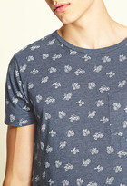 Thumbnail for your product : 21men 21 MEN Floral Pocket Tee