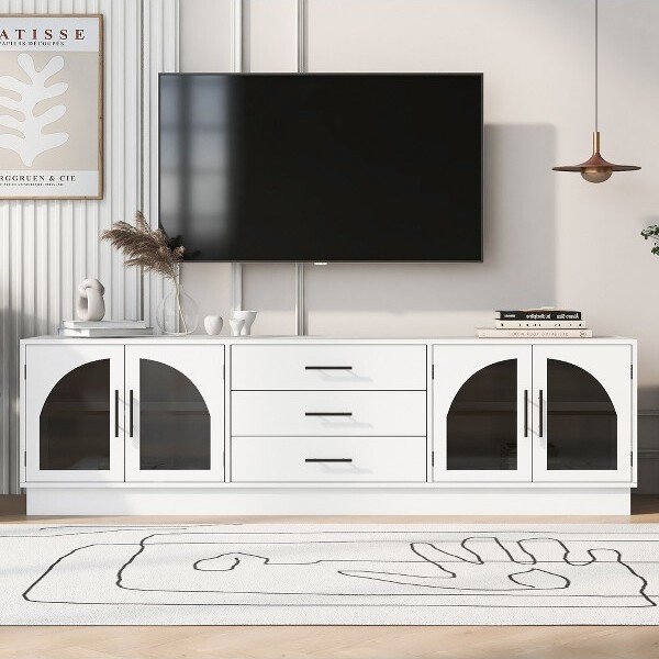 ModernLuxe 68.9''WModernMinimalistTVStandforTVsupto75\